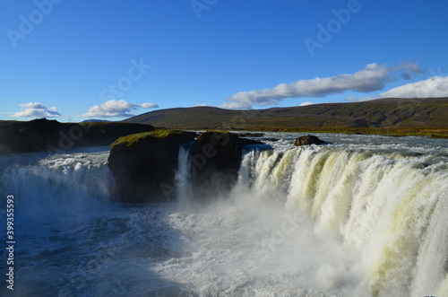 waterfall Godafoss Go  afoss  Akureyri Northern Iceland river Skj  lfandaflj  t   