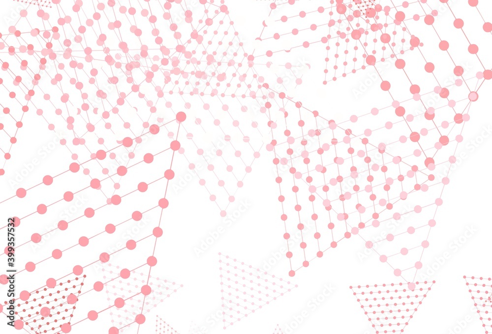 Light Red vector background with polygonal style with circles. Light Red vector background with polygonal style with circles.