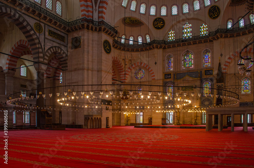 Suleimani Mosque in Istanbul photo