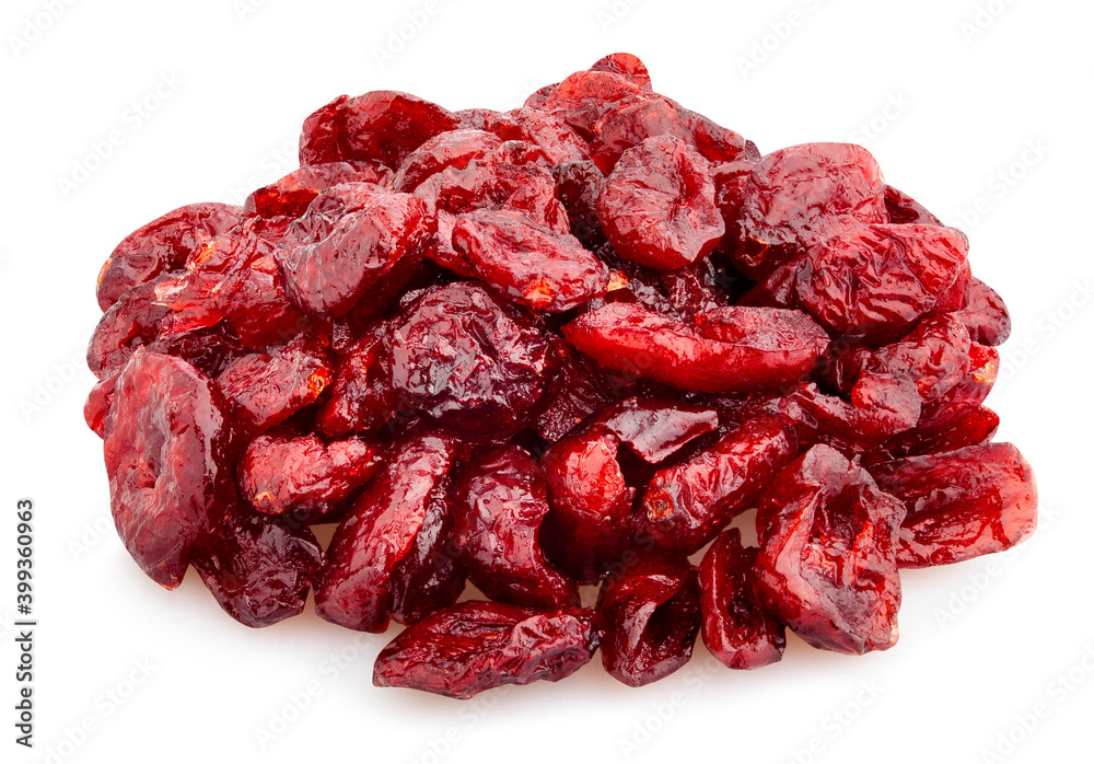 dried cranberry path isolated on white dried cranberry path isolated on white