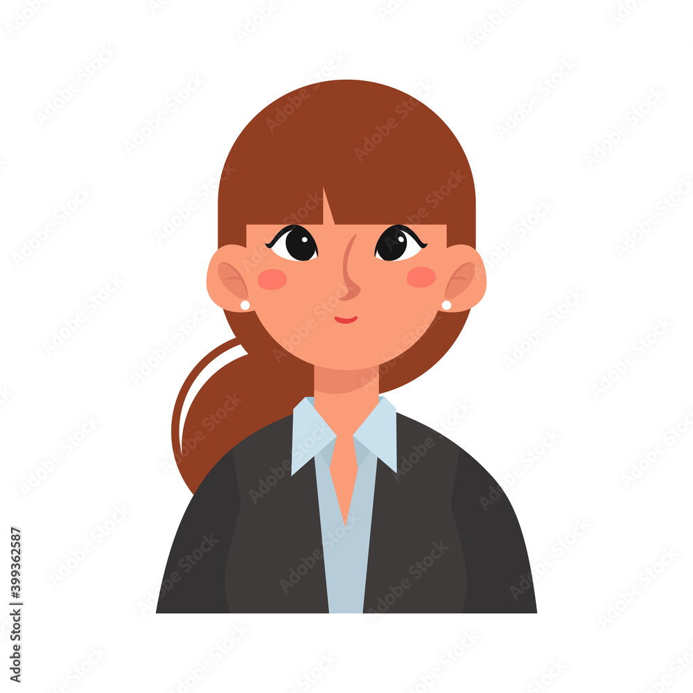 Isolated secretary woman professions jobs icon- Vector Isolated secretary woman professions jobs icon- Vector