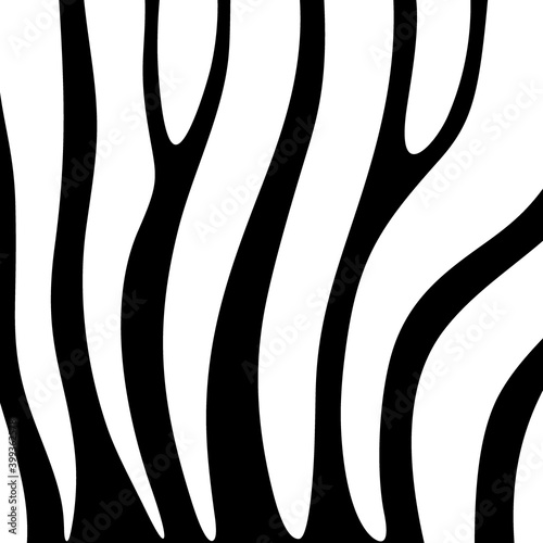 Zebra skin seamless pattern. Animal fur ornate. Curved stripes ornament. Wildlife, natural texture. Wild animals motif image. Curves wallpaper. Digital paper, textile print, web design. Vector art.