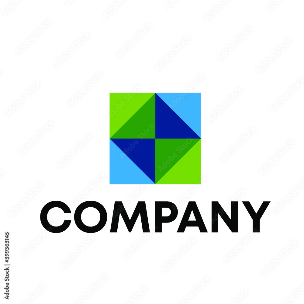 Origami logo design Origami logo design