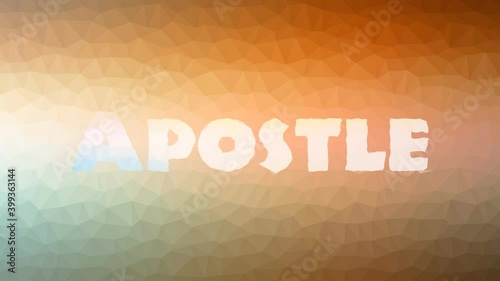 Apostle Dissolving Interesting Tessellation Looping Moving Polygons photo