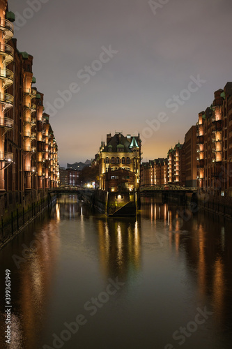 Photography Speichertadt bei Nebel