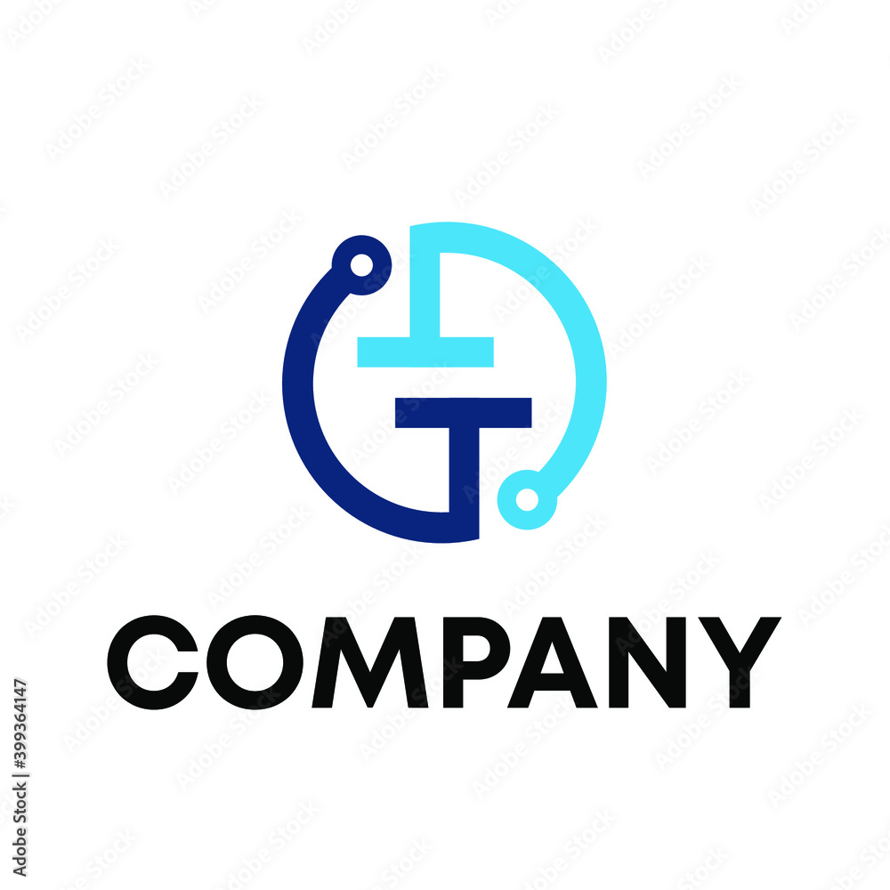 TT connection logo design TT connection logo design