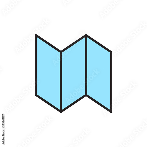 Isolated brochure computers tecnology online icon- Vector