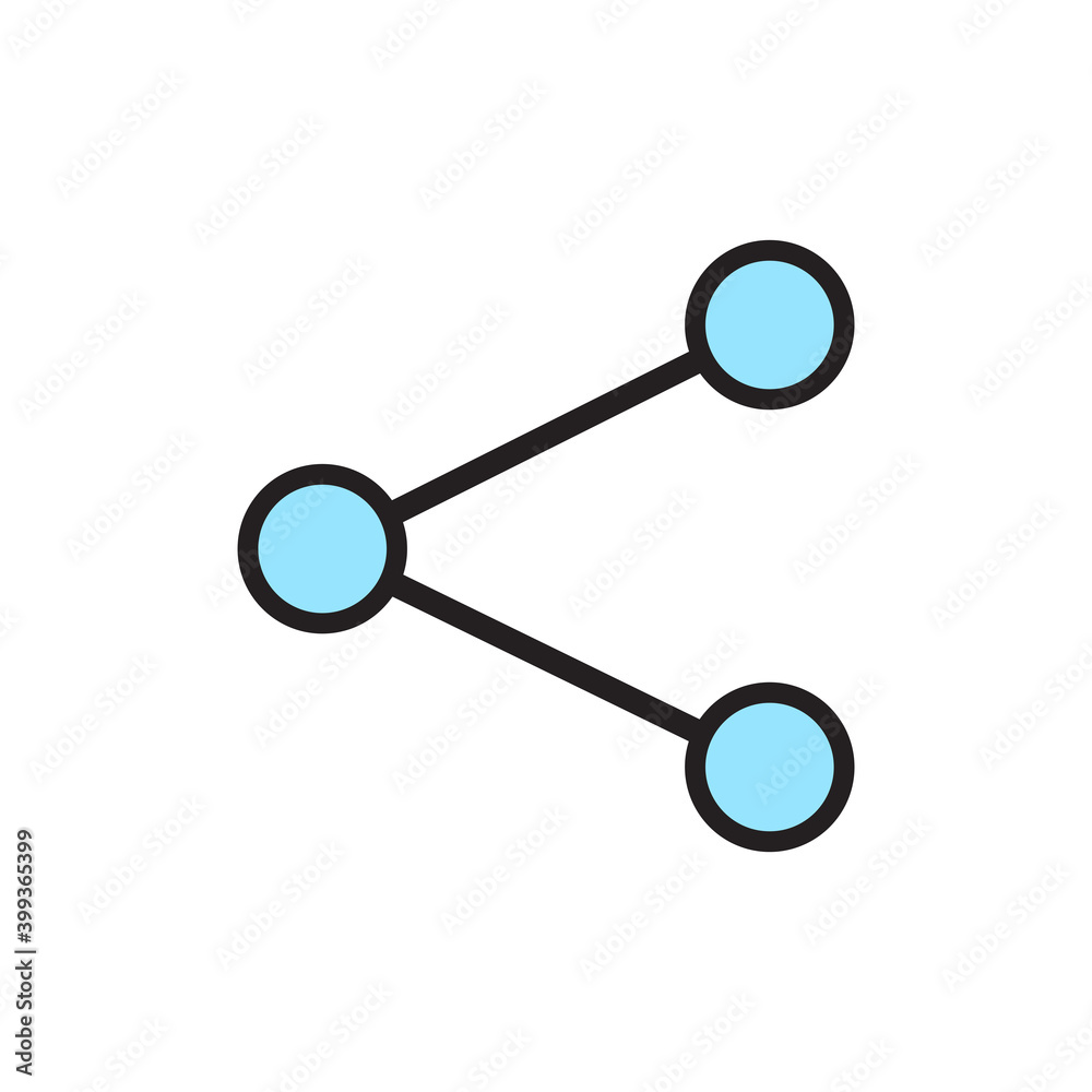 Isolated share computers tecnology online icon- Vector