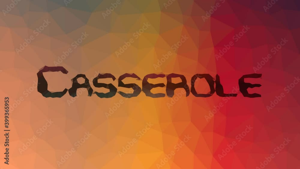 Casserole dissolving techno tessellation looping moving polygons Casserole dissolving techno tessellation looping moving polygons