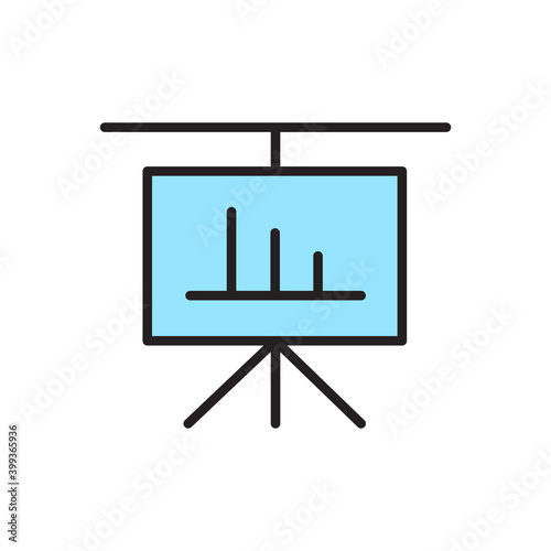 Isolated report computers tecnology online icon- Vector