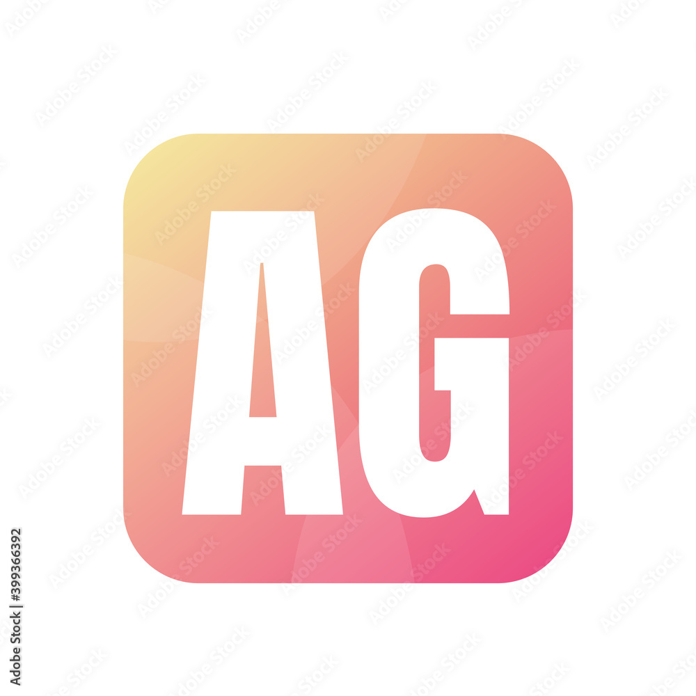 AG Letter Logo Design With Simple style AG Letter Logo Design With Simple style