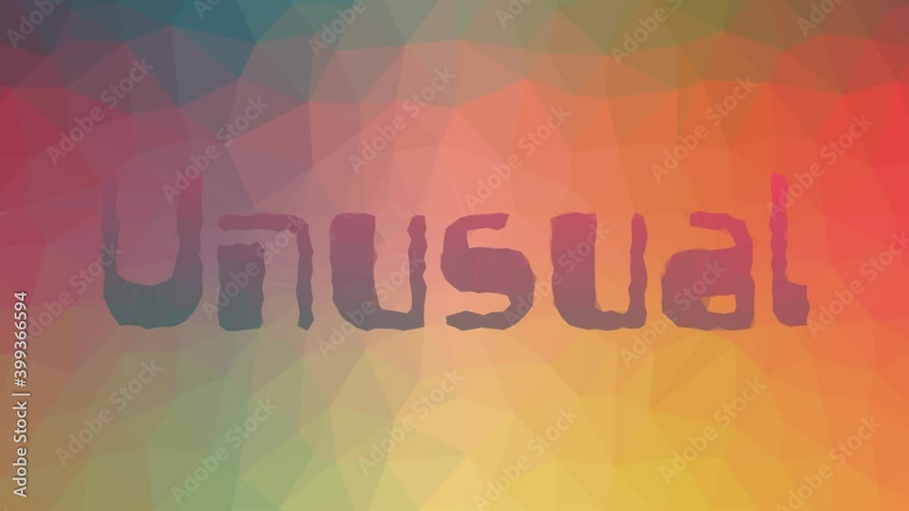 Unusual dissolving modern tessellated looping animated polygons Unusual dissolving modern tessellated looping animated polygons