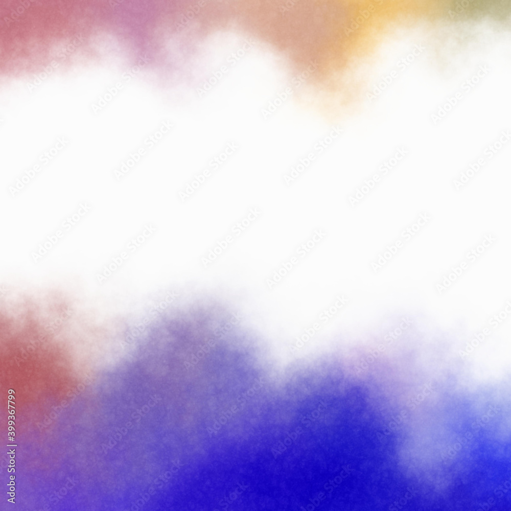 Naklejka premium Watercolor painted background. Abstract Illustration wallpaper. Brush stroked painting. 2D Illustration.