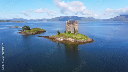 Castle Stalker in Scotland Highland Fort William
