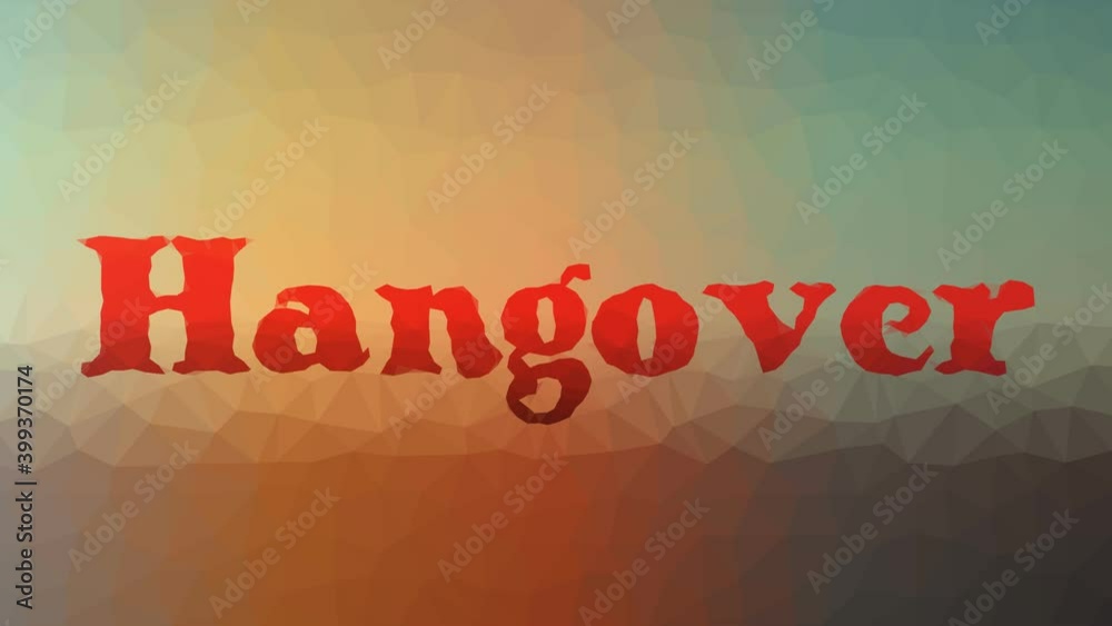 Hangover appearing techno tessellated looping animated polygons Hangover appearing techno tessellated looping animated polygons