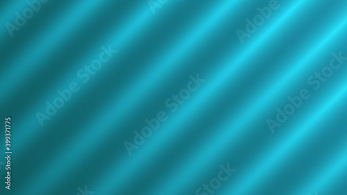 Beautiful turquoise background in the form of rays of silk.