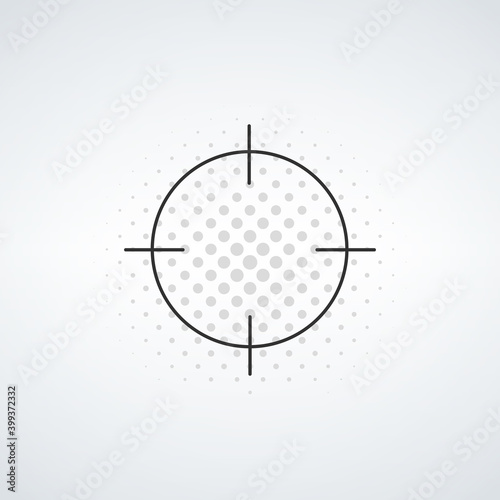 Target icon, sight sniper s...