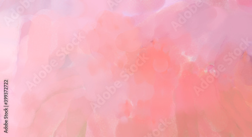 Soft watercolor wallpaper. Artistic painting with softly brushed colors. Pastel colors dabbed background. Painted abstract wall art.