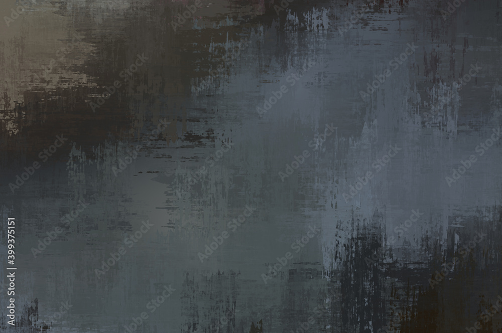 Obraz premium Background with crossed wild brush strokes. Colorful and vibrant illustration. Painted art. Creative abstract painting.