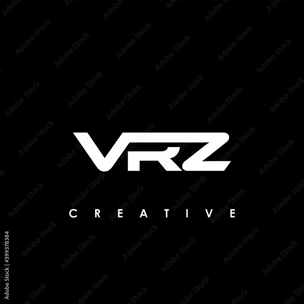 VRZ Letter Initial Logo Design Template Vector Illustration