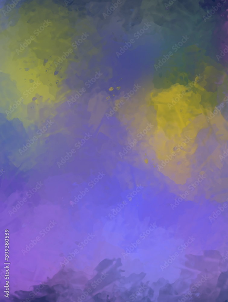 Brushed Painted Abstract Background. Brush stroked painting. Strokes of paint. 2D Illustration.