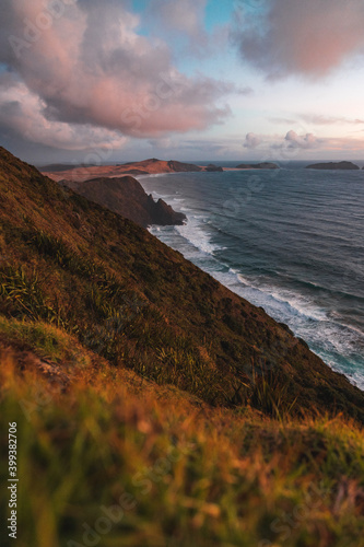 The coast of Cape Reinga, New Zealand 
