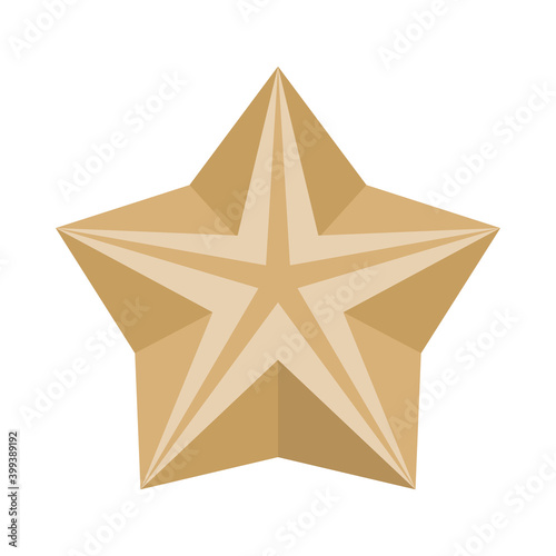 happy merry christmas golden star