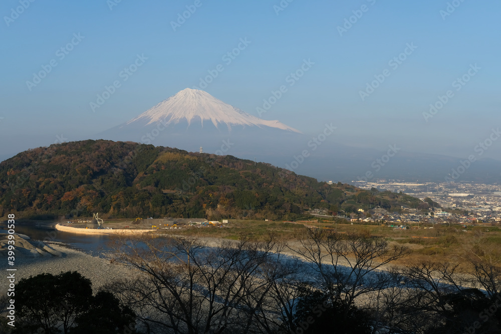 富士川からの富士山