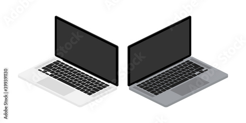 Flat mock up laptop for web site design. Awesome mock up laptop, great design for any purposes.