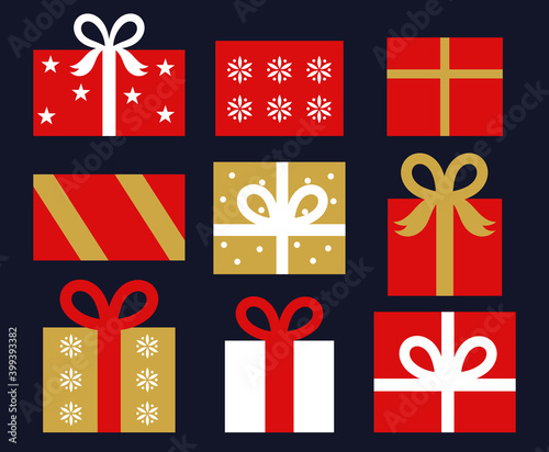 Christmas presents collection.