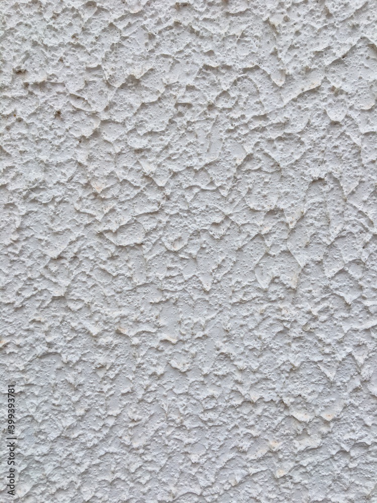 Muro branco chapiscado Muro branco chapiscado