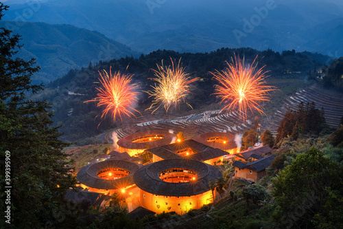 NaJing tulou in fujian province photo