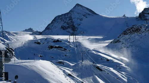 ski resort in the mountains