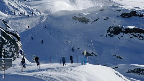 ski resort in the mountains