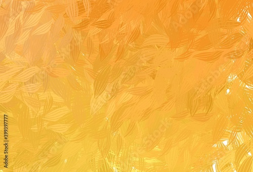 Light Yellow vector backdrop with memphis shapes.