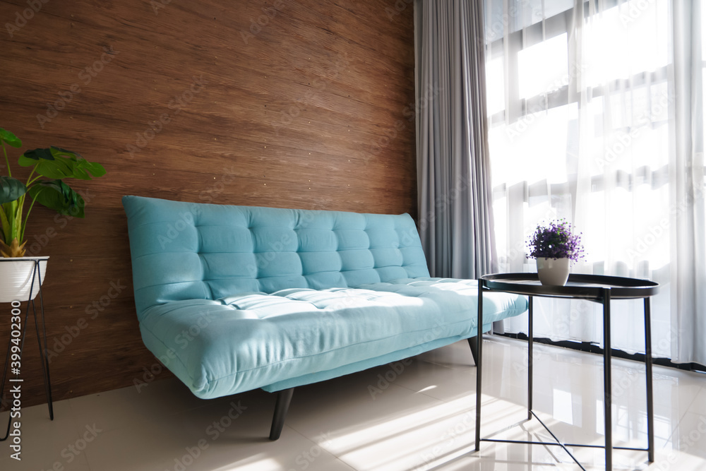 clean comfortable and tidy modern living room space in the morning clean comfortable and tidy modern living room space in the morning