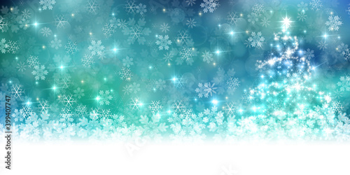 クリスマス　雪　冬　背景
