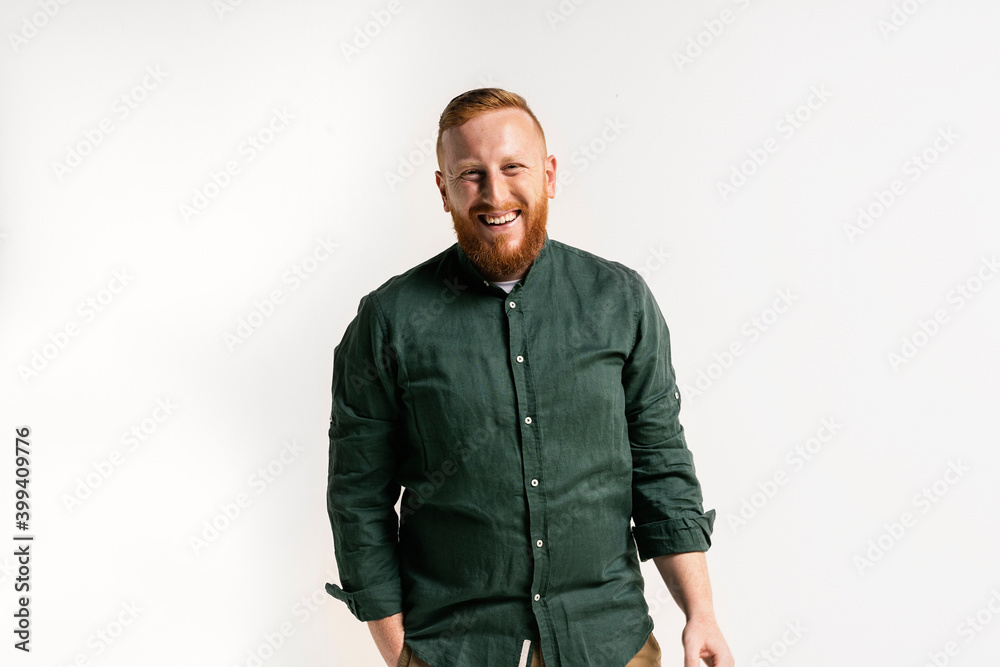 Portrait of Smiling Redhead Man Portrait of Smiling Redhead Man