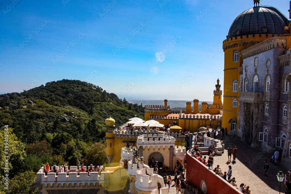 Fototapeta premium view of the castle 