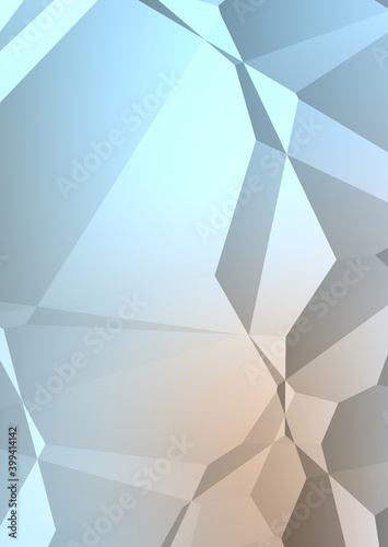 Fototapeta Naklejka Na Ścianę i Meble -  Polygonal background. Colorful wallpaper with geometric design. Digital 3d illustration.
