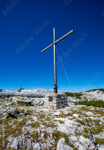 Heilbronner Cross standing against clear blue sky photo