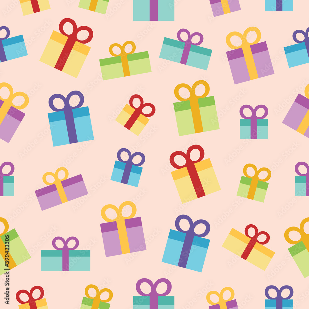 Christmas gift box design seamless background repeat pattern. Perfect for xmas backdrops, happy holidays wallpaper, packaging, scrapbooking, or giftwrap projects. Surface pattern design. Christmas gift box design seamless background repeat pattern. Perfect for xmas backdrops, happy holidays wallpaper, packaging, scrapbooking, or giftwrap projects. Surface pattern design.