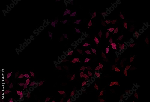 Dark Pink vector sketch pattern.