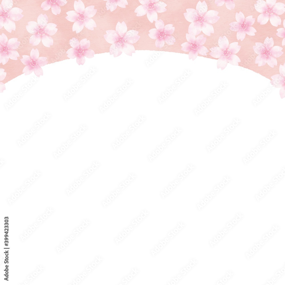 桜のアーチフレーム