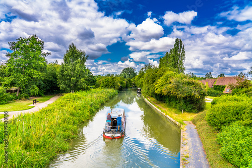 Grand Union canal in Milton Keynes. England