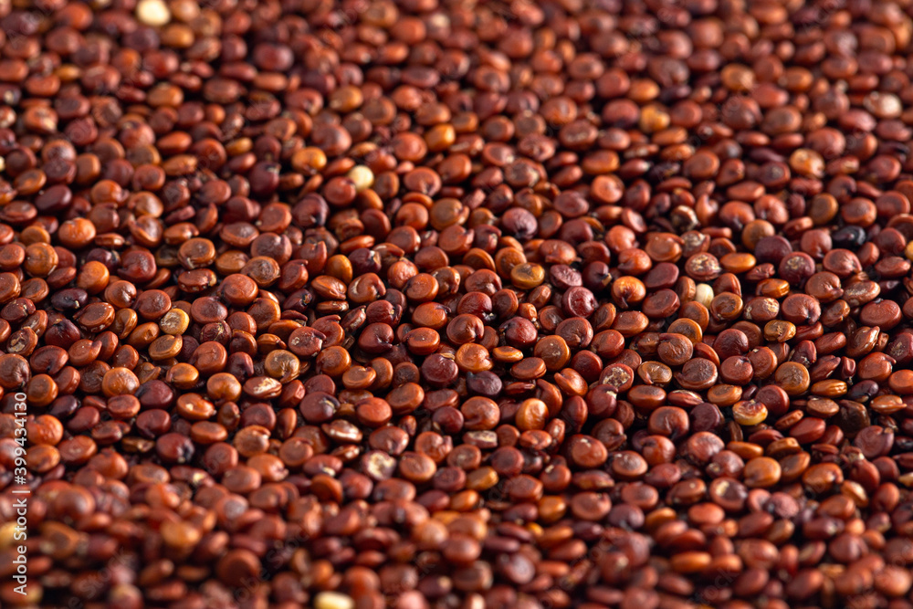 Background of Red Quinoa Closeup Background of Red Quinoa Closeup