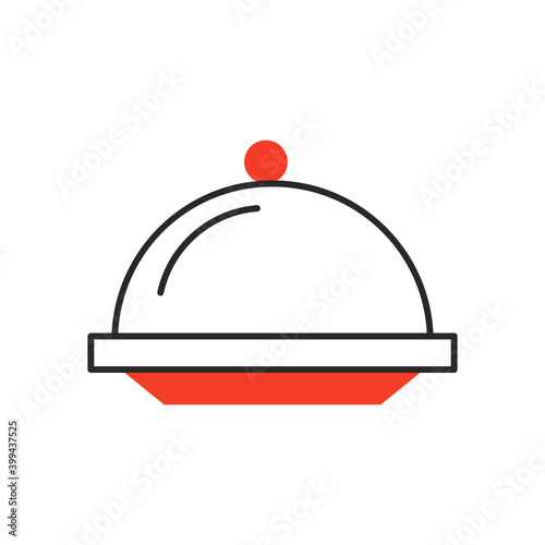tray server fill style icon