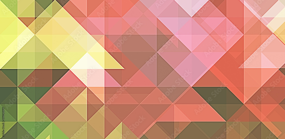 Fototapeta premium Overlapping design with triangles background. Abstract geometric wallpaper. Geometrical colorful triangular shapes.