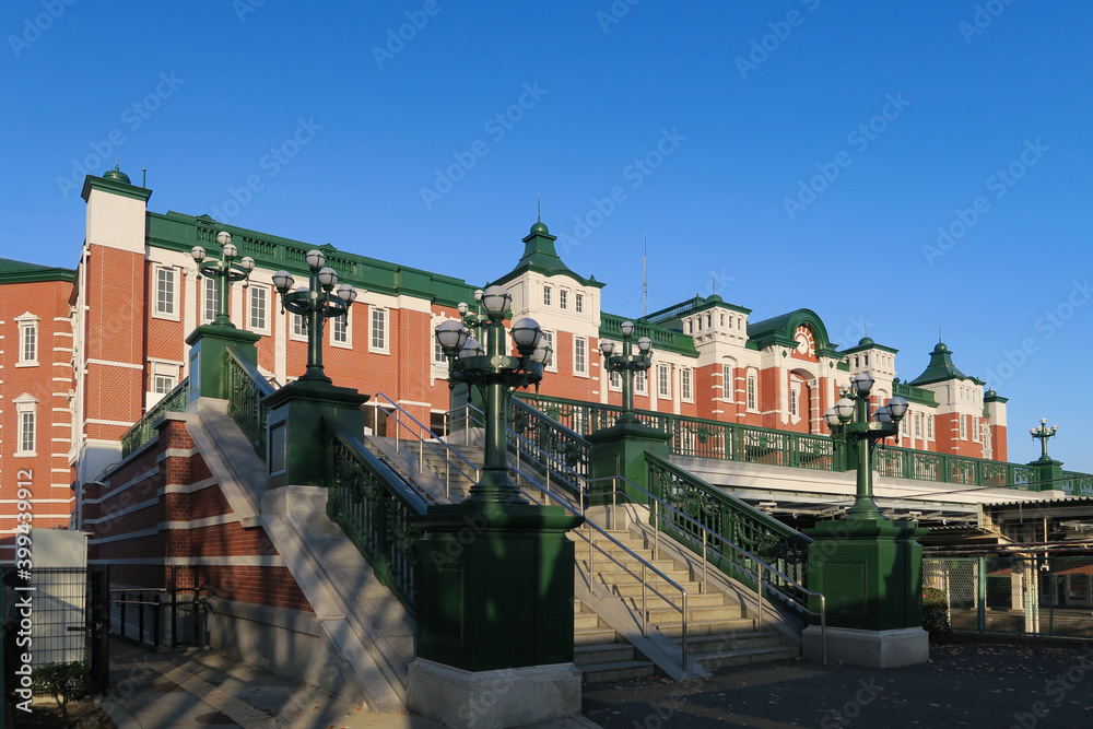 Φωτογραφία Fukaya station which looks like Tokyo station in Fukaya city, Saitama, Japan
