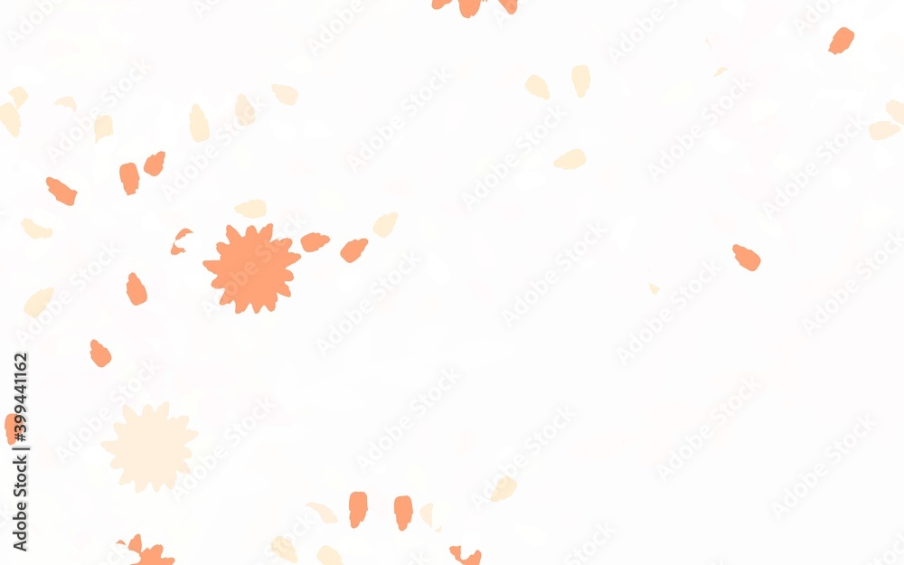 Light Green, Red vector abstract background with flowers, roses.